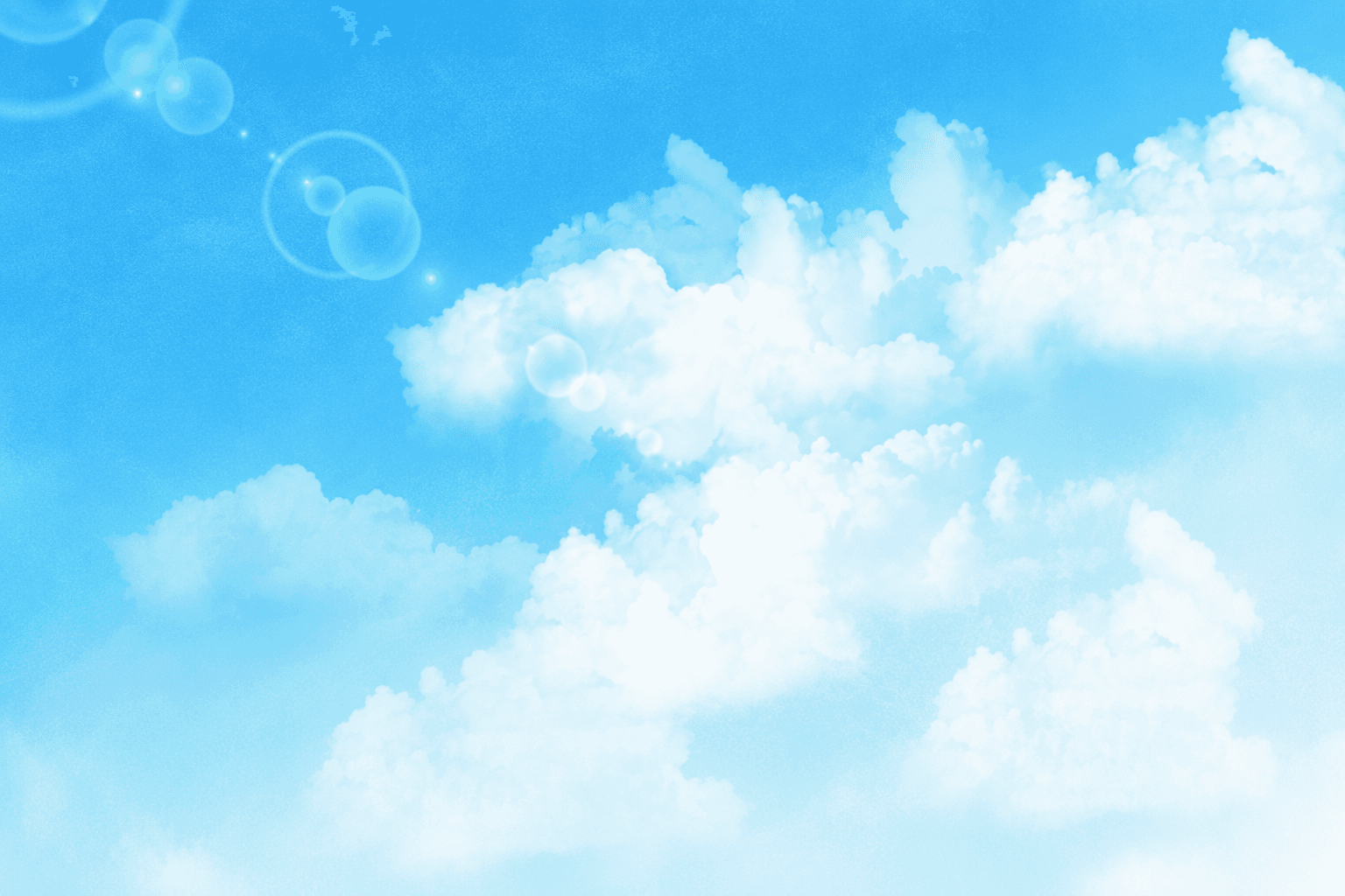 Birthday Caravan 空の背景